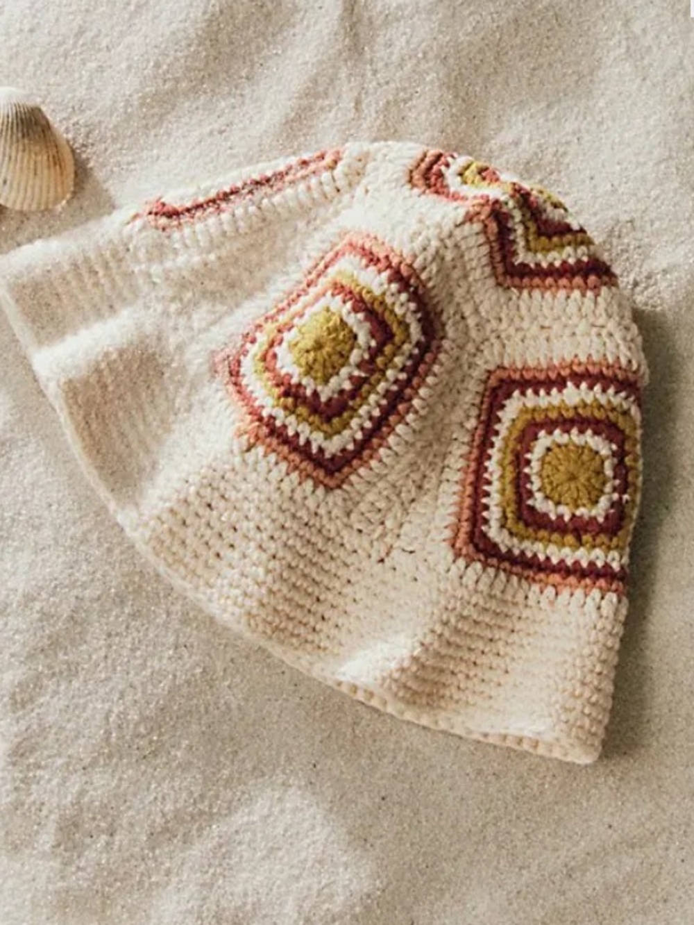 Free People Sofie Crochet Bucket Hat NWT - Picture 3 of 9